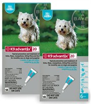 12 MONTH K9 ADVANTIX Teal (for dogs 11-20lbs)