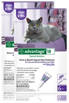12 MONTH Advantage Purple for cats over 9lbs.