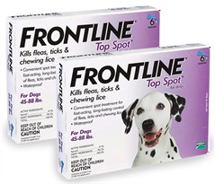 12 MONTH Frontline Top Spot Purple: For dogs 45-88lbs.