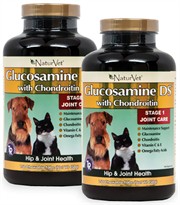 2 - PACK NaturVet Glucosamine DS with Chondroitin Time Release (300 Tabs)
