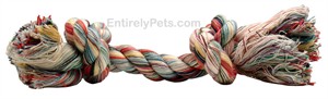 2 Knot Small Tug Rope Bone - Multi Color (5 inch)