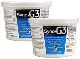 2-PACK SynoviG3 GRANULES for Dogs and Cats (1920 gm) by DVM
