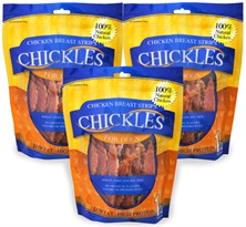3 PACK Chickles Chicken Breast Strips (3 lbs)