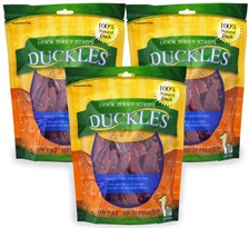 3 PACK Duckles Duck Jerky Strips (3 lbs)
