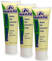 3 PACK Heal A Pet Banana Cream (12 oz.)