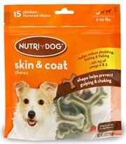 3M Nutri-Dog Skin And Coat Chews SMALL (15 ct)