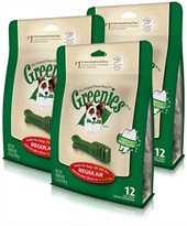 Greenies - 3 PACK REGULAR (36 BONES)