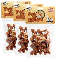 3 Pack Pet 'n Shape Chik 'n Dumbbells - 24oz