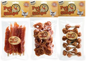 3 Pack Variety Pet'n Shape Chik'n Treats