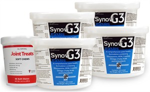 4 PACK SynoviG3 Granules (3840 gm) + FREE Joint Treats 
