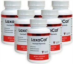 6-PACK LaxaCat Hairball Remedy (360 Soft Chews)