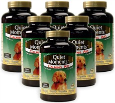 6 PACK NaturVet Quiet Moments - Calming Aid (360 Tabs)
