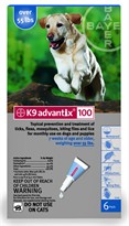 6 MONTH K9 ADVANTIX Blue (For dogs over 55lbs)