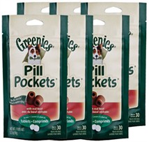6-PACK Beef Pill Pockets SMALL 19.2 oz (180 pockets)