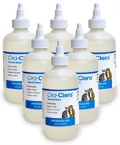 6-PACK Ora-Clens Dental Rinse for Dogs and Cats (8 oz)