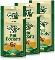 6PK Pill Pockets LARGE Dog 47.4 oz (180 Chicken pockets)