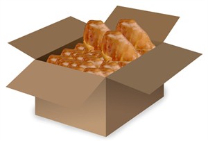 72 PACK Spizzles Premium Pig Ears (Each)