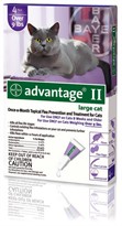 4 MONTH Advantage II Flea Control Large Cat (for Cats over 9 lbs.)