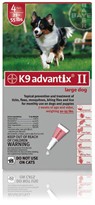 K9 ADVANTIX II 4 MONTH Large Dog (for dogs 21-55 lbs)