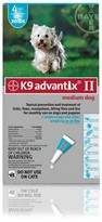 K9 ADVANTIX II 4 MONTH Medium Dog (for dogs 11-20 lbs)