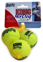 Air KONG Squeaker Tennis Balls (3-Pack) - SMALL