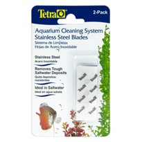 Tetra Aquarium Cleaning System Stainless Steel Blade (2 pack)
