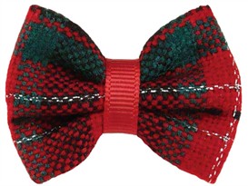 Aria Yuletide Tartan Bow