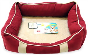 Aspen Pet Foam & Fiber Lounger (18" x 22")  - Assorted Colors