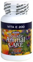 Azmira Holistic Animal Care Vita E 200 (100 Softgels)