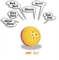 Animal Sounds Babble Ball - SMALL 2 1/8"