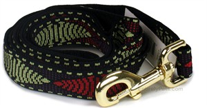Premier 1 in x 6 ft Leash - RED & GREEN
