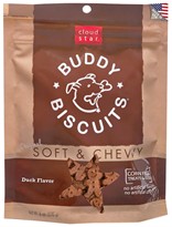 Cloud Star Buddy Biscuits Soft & Chewy Dog Treats - Duck Flavor (6 oz)