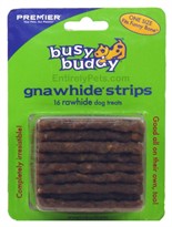 Busy Buddy Gnawhide Rawhide Strips (16 ct.) 