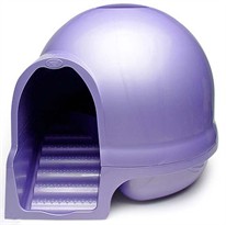 Booda Dome Step Cat Litter Box Iris