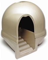 Booda Dome Step Cat Litter Box Titanium