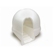 Booda Dome Step Cat Litter Box Pearl