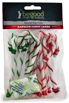 Be Good Rawhide Candy Canes Dog Chews (10-pack)