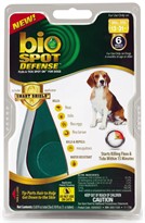 Bio Spot Defense with Smart Shield Applicator for Dogs (6 month) - Small 13-31 lbs