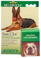 Bio-Groom Sure Clot Fast Acting Styptic Powder (1/2 oz)