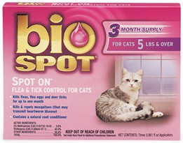 Bio Spot Flea & Tick Control for Cats - 3 Month Supply