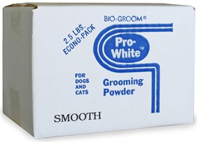Bio-Groom Pro-White Grooming Powder Smooth Coats (2.5 lbs)