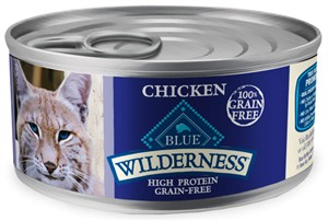 Blue Buffalo Wilderness Grain for Cats - Free Chicken Recipe for Cats - (24 pack) 3oz