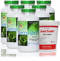 Glyco Flex II 6-PACK (720 Tablets) + FREE Joint Treats!