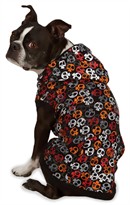 Casual Canine Bone Heads Waffle Hoodie - LARGE