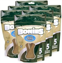 BONIES Natural Dental Bones Multi-Pack REGULAR 6-PACK (30 Bones)