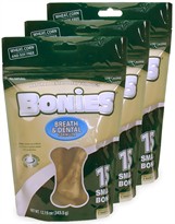 BONIES Natural Dental Bones Multi-Pack SMALL 3-PACK (45 Bones)