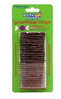 Bouncy Bones Gnawhide Strip Rings Refills - Medium