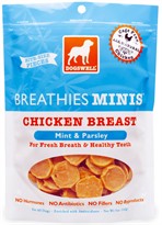 Dogswell Breathies Minis Chicken Breast Treats (5 oz)