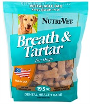 Nutri-Vet Breath & Tartar - Mint & Parsley Biscuits (19.5 oz)