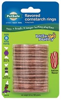 Busy Buddy Gnawhide Cornstarch Rings - Medium (16 ct.)